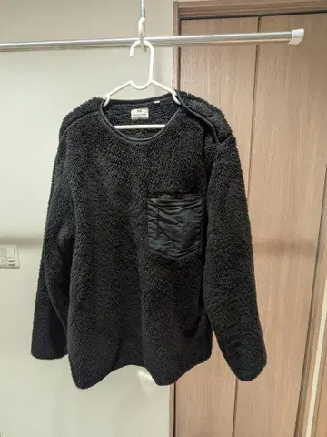 [ UNIQLO x EG ] 플리스 풀오버 남성용 L 블랙