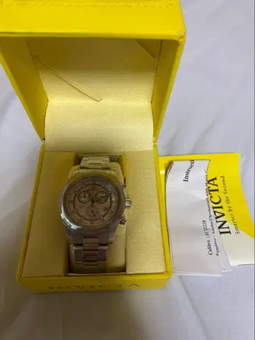 INVICTA Mod.1558 크로노그래프 실버
