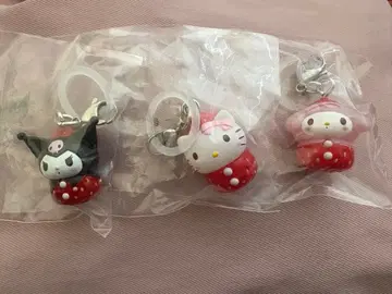 산리오 메지루시 액세서리 딸기 [ 키티 쿠로미 마이멜로디 ]