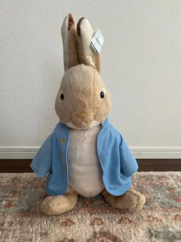 택 포함 피터 토끼 봉제 인형 라지