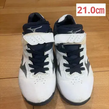 미즈노 업 슈즈 21.0cm 네이비 트레이닝 슈즈