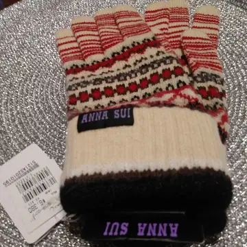 5, ANNA SUI 페어아일 패턴 장갑