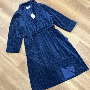 피에르 가르뎅 가운 코트 블루