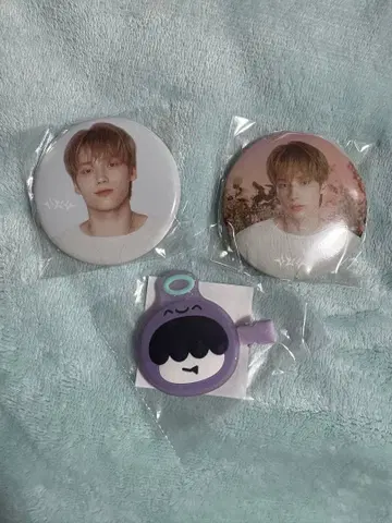 TXT 휴닝카이 후무냐린 헤어 클립 캔뱃지 2종