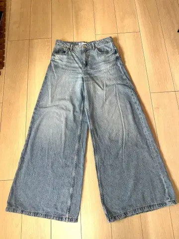 ZARA 와이드 플레어 데님 사이즈 S