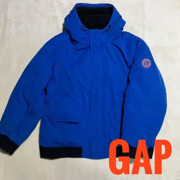 GAP 다운 자켓 짧은 기장 후드 부착 갭 XL