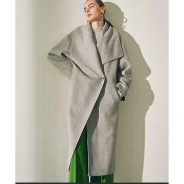 [ CITY ] 퓨어 울 더블 페이스 롱 가운 코트