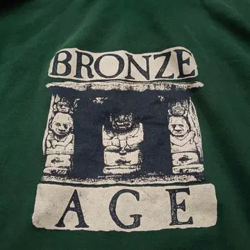 브론즈 에이지 90s usa제 후드티 백 프린트 zorlac