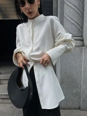 UND WAIST BLOUSING BLOUSE AMERI 빈티지