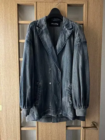 새상품급 ayane x sevenfairy 바지 안감 퀼트 이소재 자켓