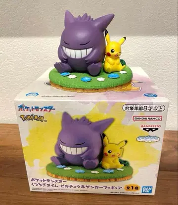 포켓몬 휴식 타임 겐가 & 피카츄 피규어