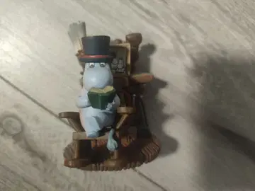 무민 난로와 아빠 카이요도 미니 비넷 디오라마 피규어