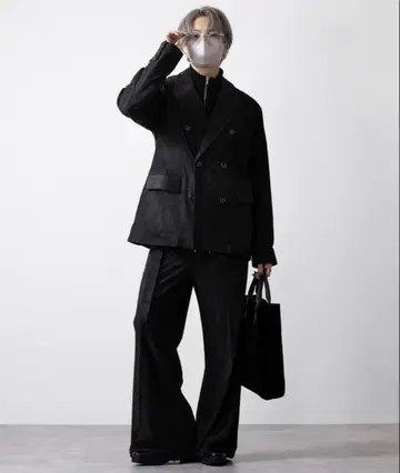 [ CLEL ] 더블 테크 페이드 테일러드 자켓 팬츠 세트