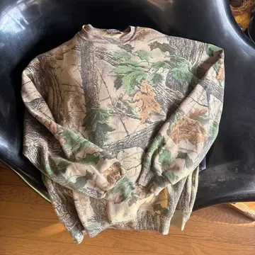 USA 구제 저지 리얼트리 카모플라주 맨투맨 트레이닝복 XL