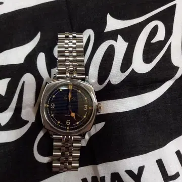 Geckota 손목시계 네이비 스테인리스