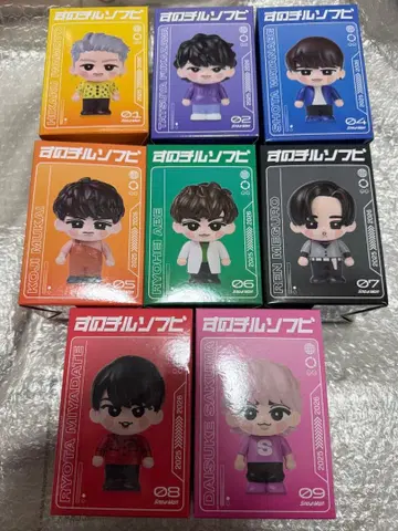 SnowMan 스노우 칠 소프트 비닐 라울 외 8개 세트 미개봉 스노우맨