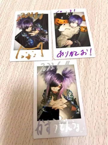 azavana Ashmaze. S1TK 친필 사인 폴라로이드 3장 세트