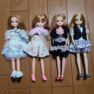 리카짱 인형 4체 세트