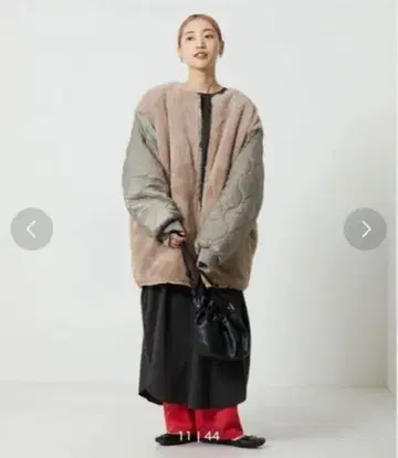 FREAK'S STORE 프릭스스토어 퀼팅 자켓 카키