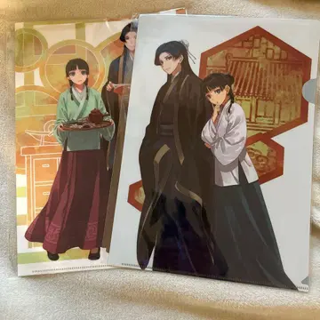 소설 약사의 혼잣말 원작전 클리어 파일 2장 세트 진시, 마오마오