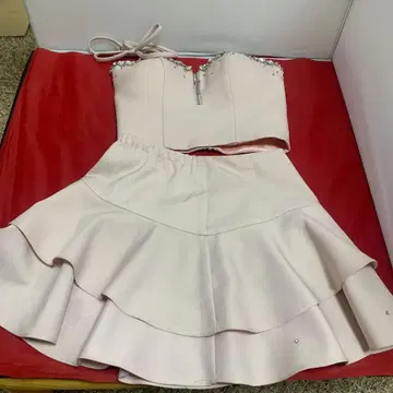 ROBE de FLEURS 핑크 코르셋 세트 S