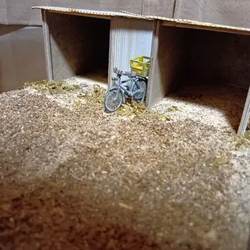 1/32 차고 x 자전거 쇼와 레트로 풍경 쇼와 풍경 쇼와 레트로