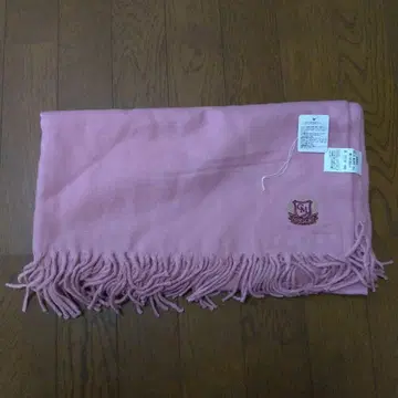 CECIL McBEE 엠블럼 자수 스톨 핑크