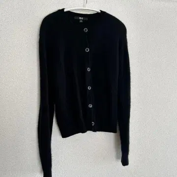 유니클로 캐시미어 가디건 블랙