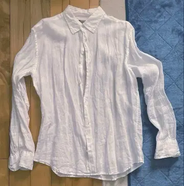 William 화이트 린넨 셔츠 L 사이즈