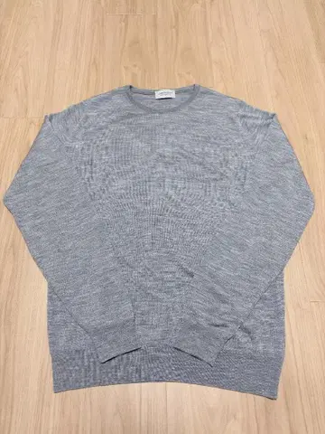 미사용에 가까운 JOHN SMEDLEY 30게이지 메리노울 크루넥