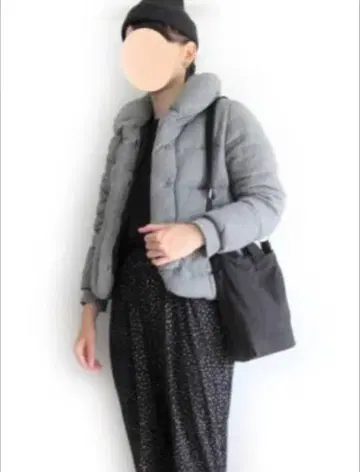 새상품급 그레이 다운 자켓