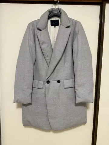 알아바일 다운 코트 다운 자켓 그레이 체스터