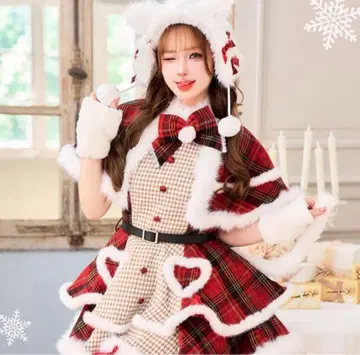 마리문 노엘 클래식 하운드투스 체크 캣 산타