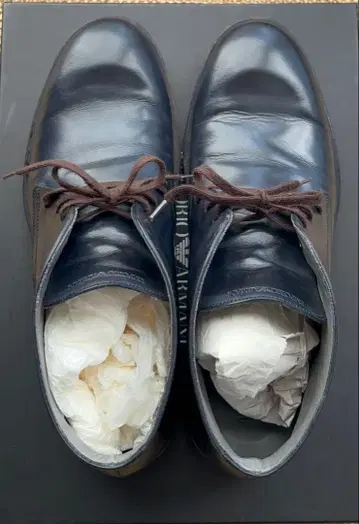 엠포리오 아르마니 가죽 신발 사이즈 25.5