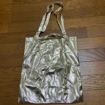 쉽스 메탈릭 3단 파티션 골드 백