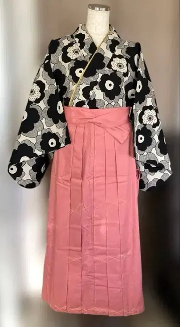 새상품! 핑크 여자 하카마 (기모노는 포함되어 있지 않습니다)