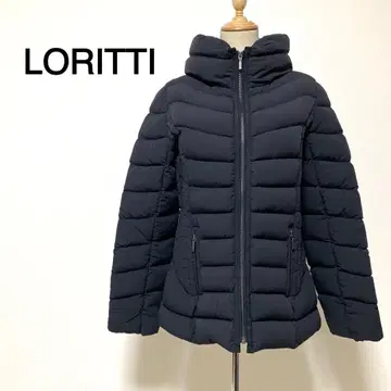 LORITTI 블랙 컬러 다운 자켓
