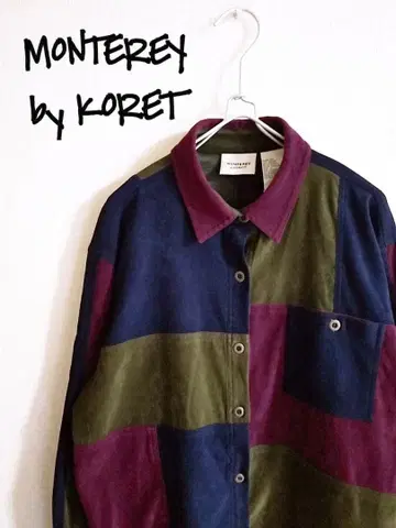 D221954 MONTEREY by KORET 배색 절개 셔츠