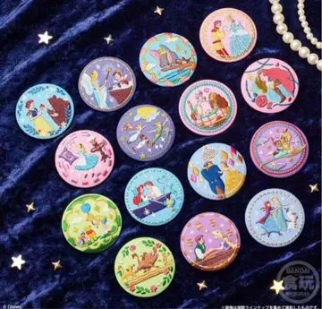 디즈니 Disney 자수 캔뱃지 4세트