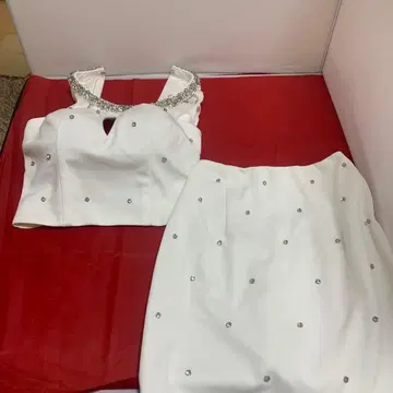 JEWELS 화이트 드레스 세트