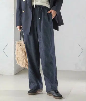 SHIPS 양면 기모 드로스트 팬츠