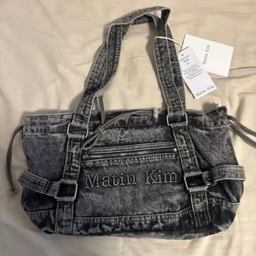 Martin Kim 데님 그레이 숄더백
