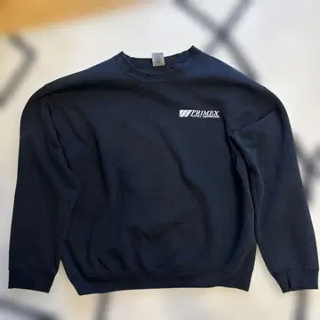 PRIMEX 블랙 맨투맨 GILDAN 구제 의류