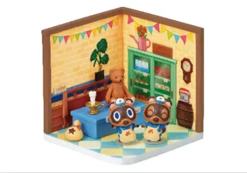 [미개봉 새상품] 동물의 숲 해피룸 피규어 너굴이 & 밤돌이