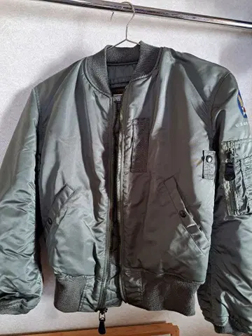 U.S. AIR FORCE MA-1 플라이트 자켓 올리브 그린