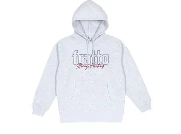 fratto 오리지널 사인 후드티 애쉬 그레이