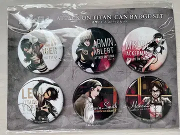 진격의 거인 Anime Japan 캔뱃지 세트 애니메이션 재팬 리바이