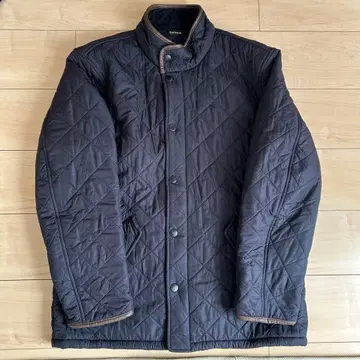 네이비 퀼팅 자켓