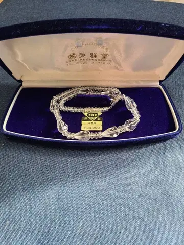 화이트 수정 목걸이 영아당