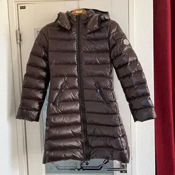 몽클레르 다운 자켓 브라운 후드 부착 12